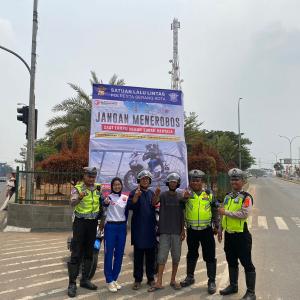Bekerjasama Dengan Polresta Serang Kota, Honda Banten Ajak Masyarakat Tertib Lalu Lintas