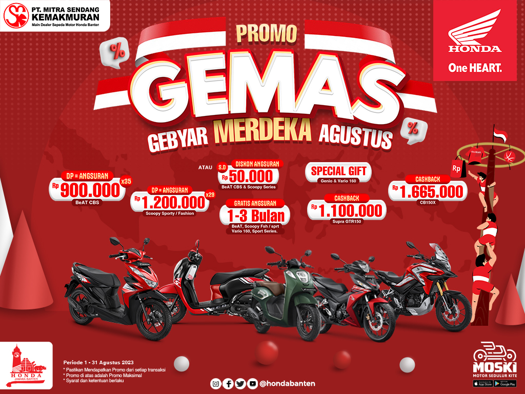 Promo Gebyar Merdeka Agustus All Type