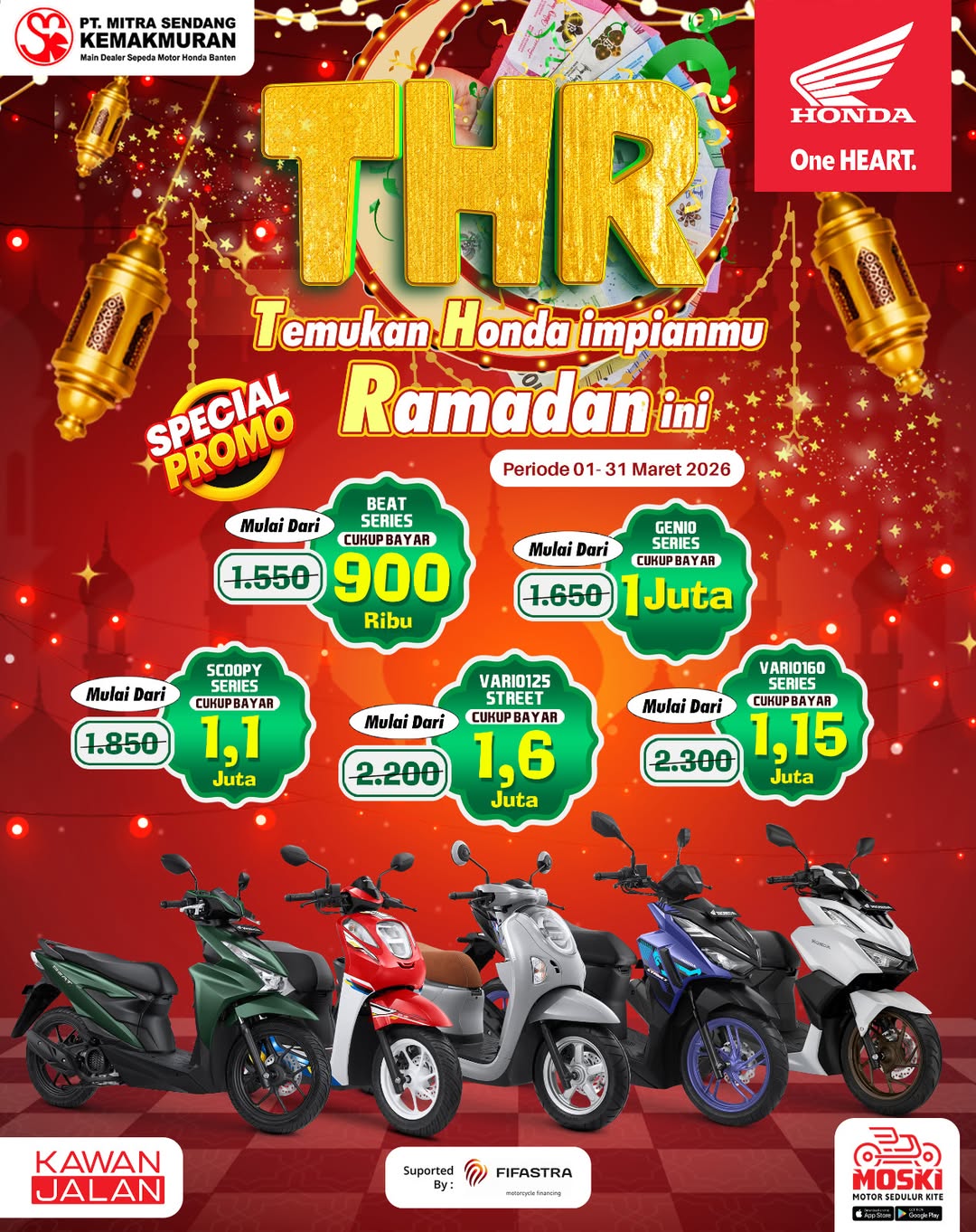Temukan Honda impianmu Ramadhan ini!