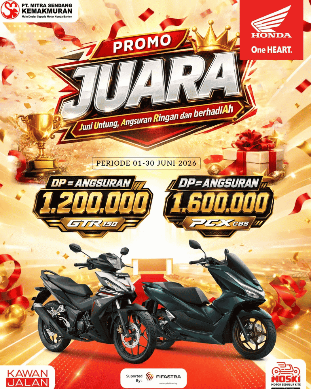 PROMO JUARA Juni Untung Angsuran Ringan dan berhadiAh