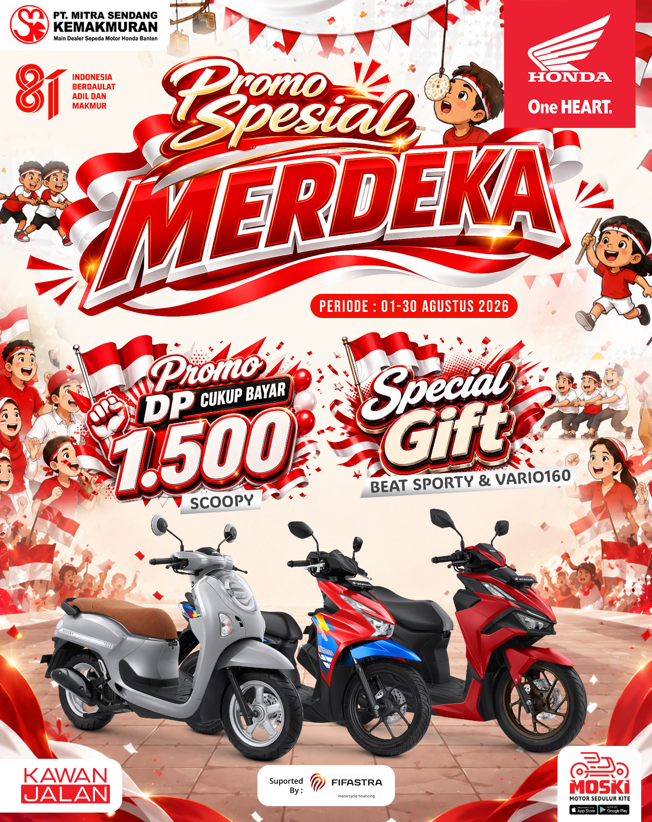 PROMO SPESIAL MERDEKA 🔥