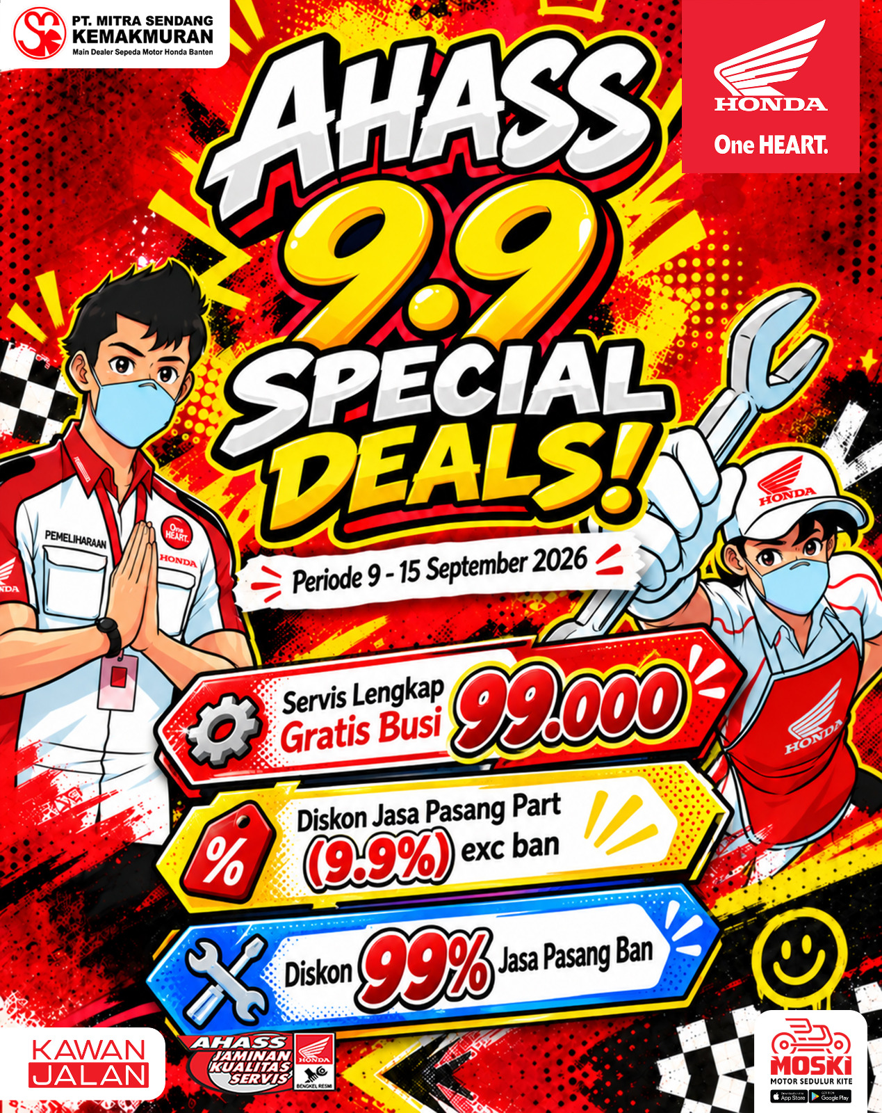 🚨 MOTOR UDAH MINTA DI-SERVICE, TAPI DOMPET BILANG “NANTI DULU”? 😭