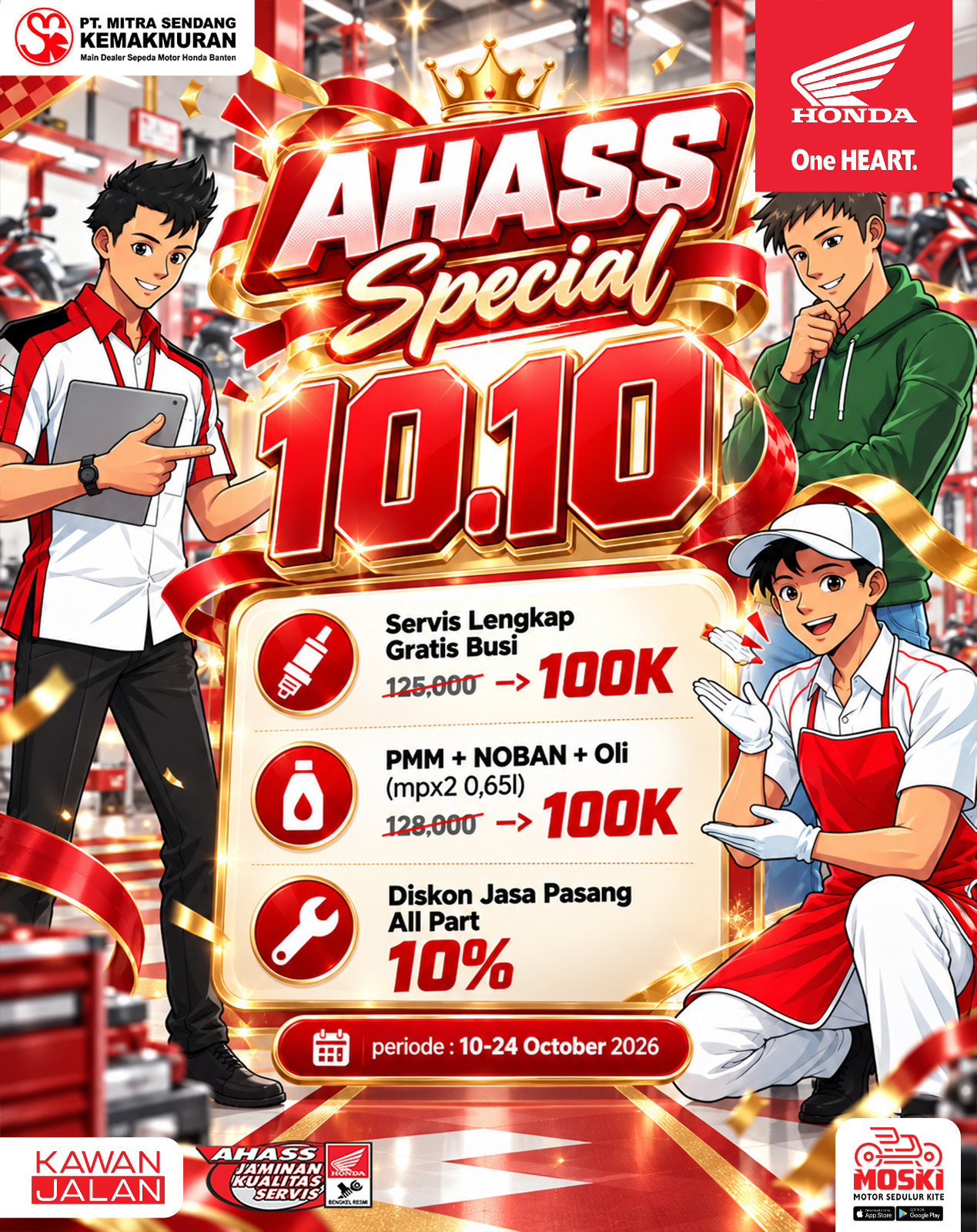 🔧⚙️AHASS Sepesial 10.10⚙️🔧