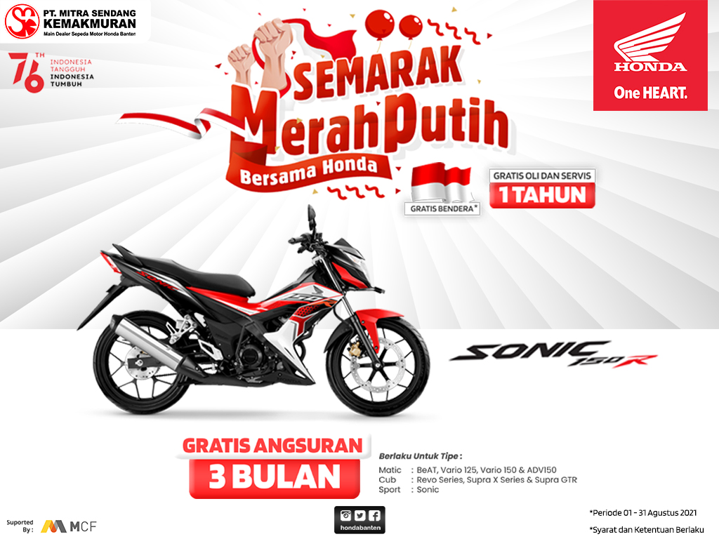 Promo Semarak Merah Putih Honda Sport by MCF