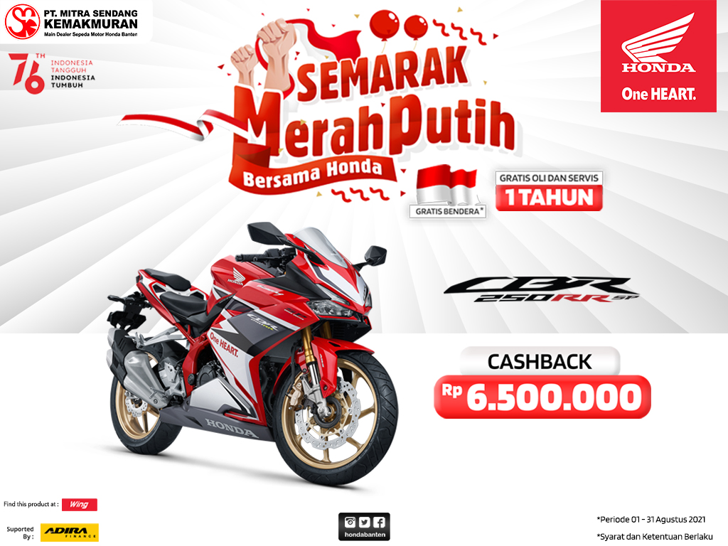 Promo Semarak Merah Putih Honda Wing by Adira