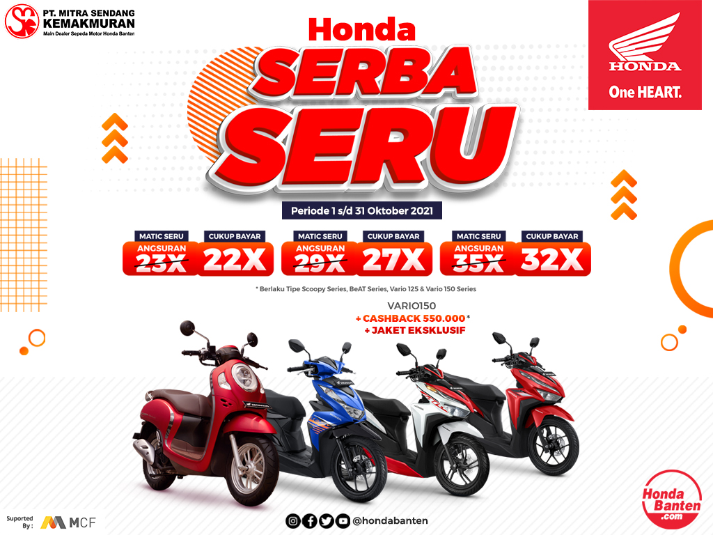 Honda Serba Seru tipe Matic supported by MCF